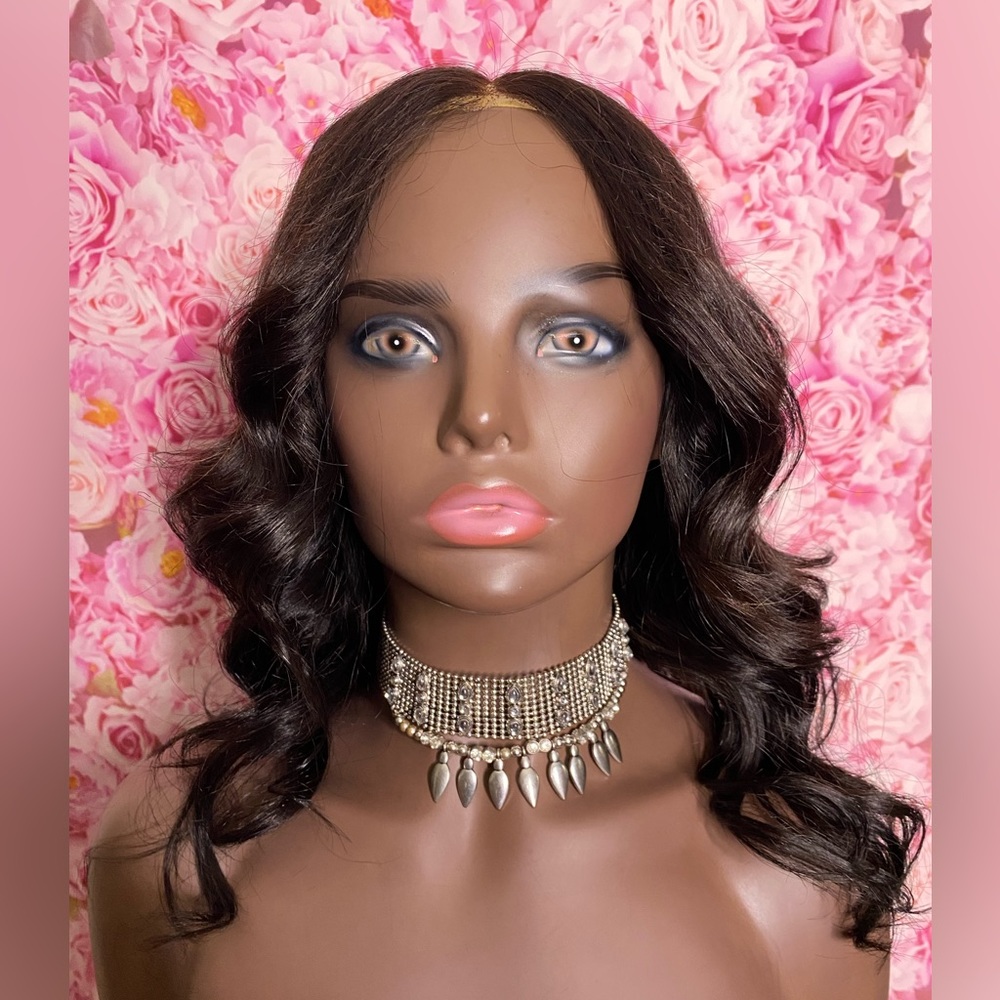 16 Inch Wig 100% Raw Indian Hair
